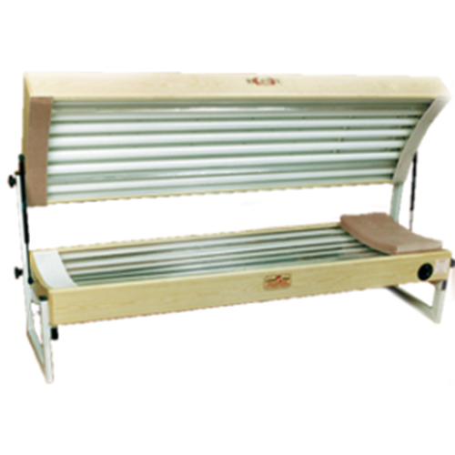 Relax on a 16-tube double sunbed